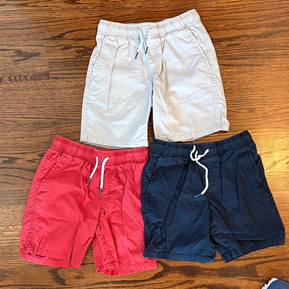 Cat & Jack Kids Shorts Set - Light Gray, Red, Navy